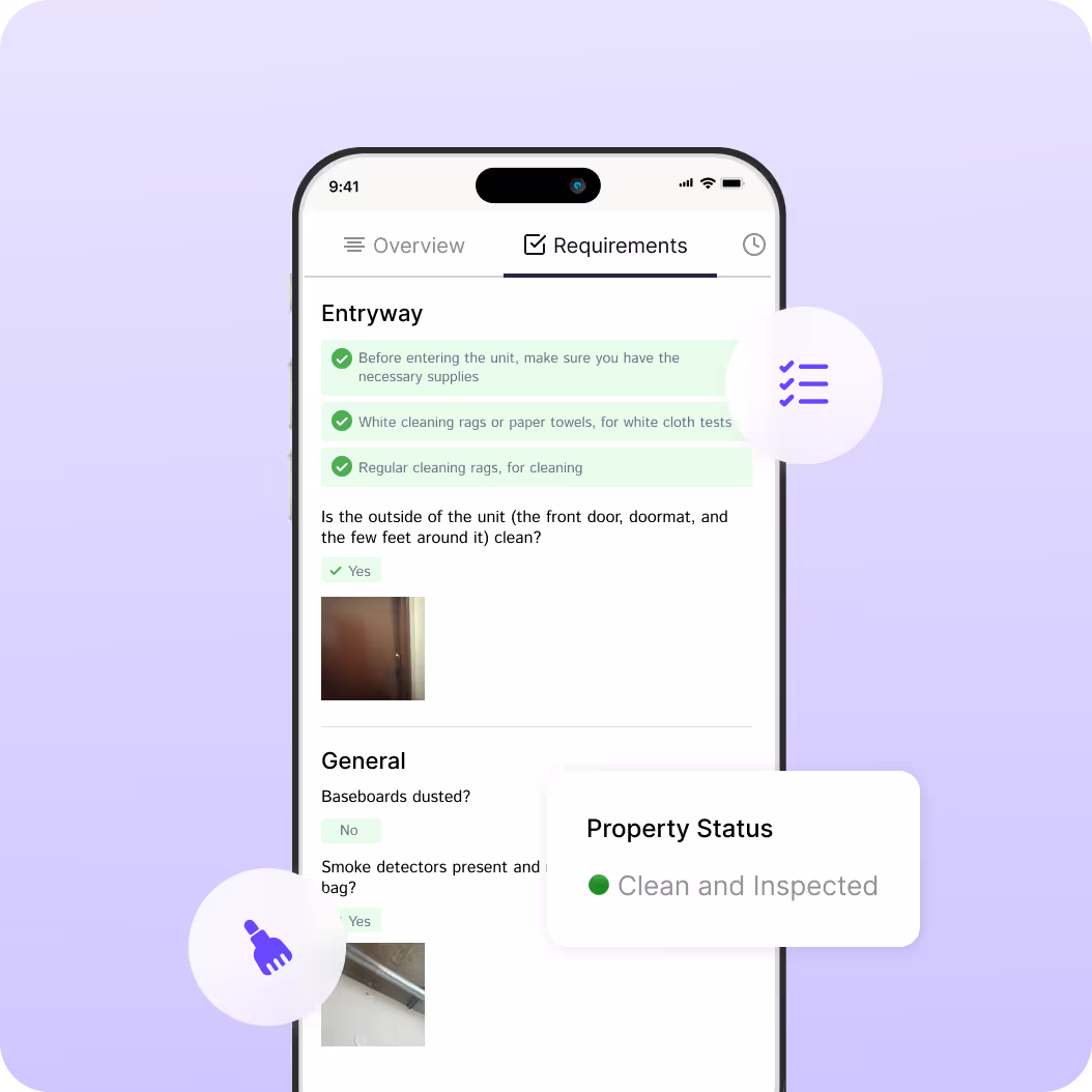 SuiteOp task requirement UI